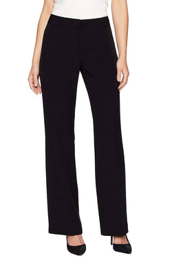 Tahari ASL Black Straight-Leg Classic Suiting Pant thumbnail 1