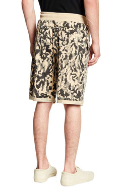 Tailored Recreation Premium Beige Side Pocket Camo Print Short thumbnail 3