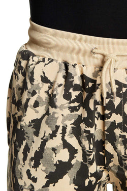 Tailored Recreation Premium Beige Side Pocket Camo Print Short thumbnail 4