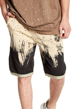 Tailored Recreation Premium Beige Splatter Patch Short thumbnail 1