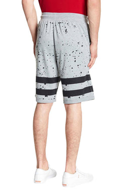 Tailored Recreation Premium Grey Splatter Striped Short thumbnail 2