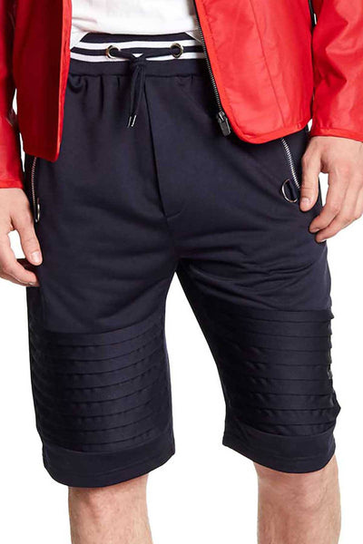 Tailored Recreation Premium Navy Solid Zip-Pocket Short