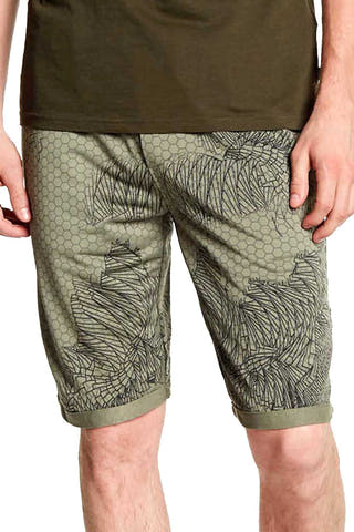 Tailored Recreation Premium Olive Honeycomb Printed Short