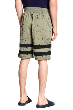 Tailored Recreation Premium Olive Splatter Striped Short thumbnail 3