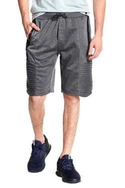 Tailored Recreation Premium Solid Dk.Grey Moto Fleece Short thumbnail 2