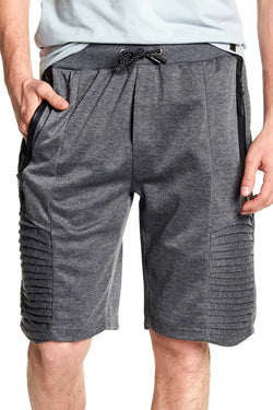 Tailored Recreation Premium Solid Dk.Grey Moto Fleece Short thumbnail 1