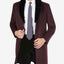 Tallia Overcoat With Removable Sherpa Collar Wine