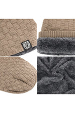 Tan Cozy Bear Slouch Beanie
