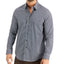 Tasso Elba Stretch Medallion-print Shirt Blue Combo