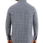 Tasso Elba Stretch Medallion-print Shirt Blue Combo