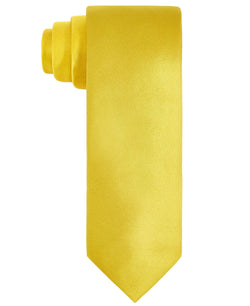 Tayion Collection Black & Gold Solid Tie thumbnail 1