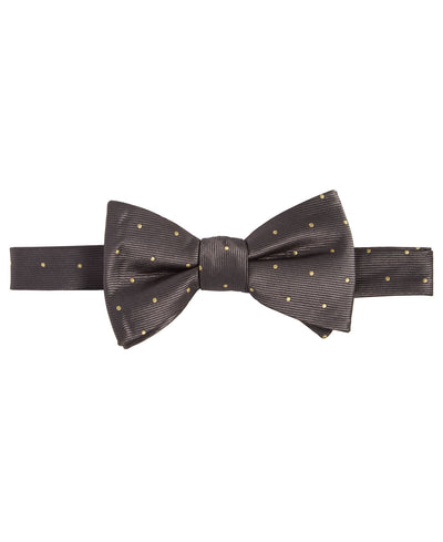 Tayion Collection Brown Dot Bow Tie