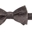 Tayion Collection Brown Dot Bow Tie