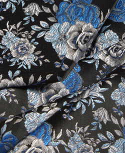 Tayion Collection Regular Fit Tie Necktie Black Phi Beta Sigma Floral thumbnail 3