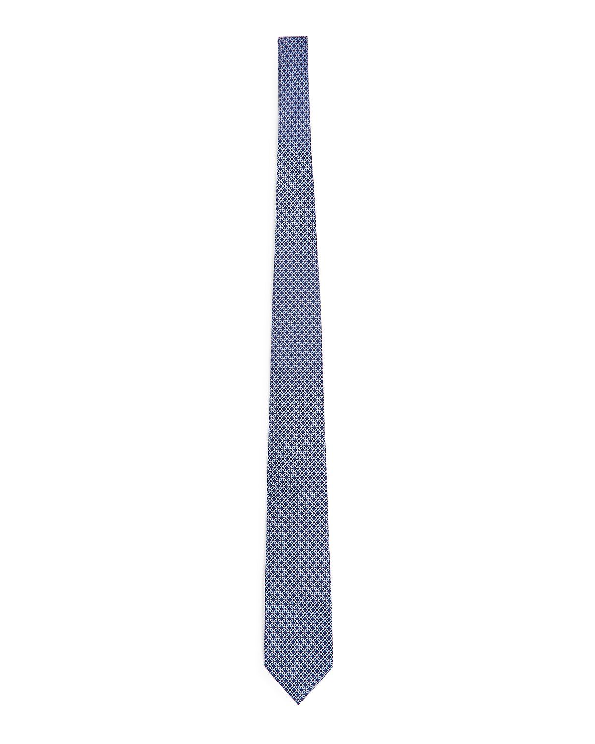 The Men's Store Chainlink Silk Classic Tie Navy