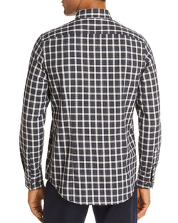 The Men's Store Check-print Classic Fit Shirt Gray Combo thumbnail 2
