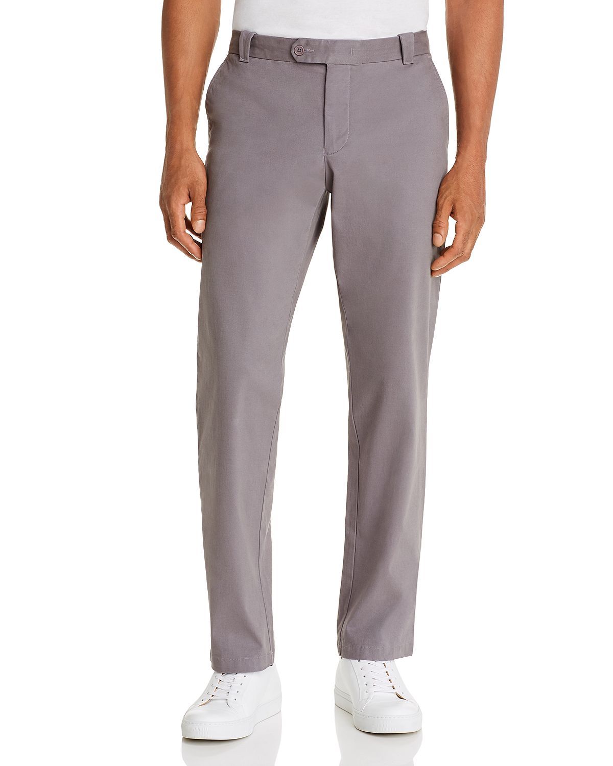 The Men's Store Chino Classic Fit Pants Granite