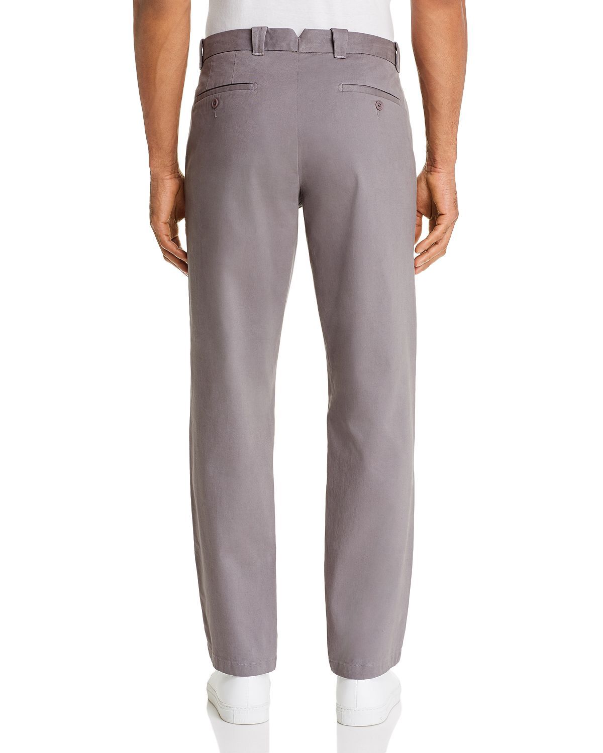 The Men's Store Chino Classic Fit Pants Granite