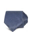 The Men's Store Dalton Micro Grid Silk Classic Tie Navy
