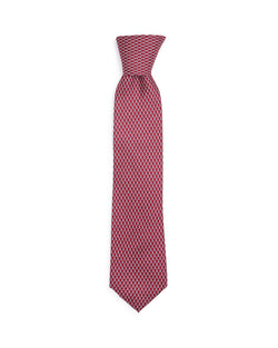 The Men's Store Dotted Scales Silk Classic Tie Red thumbnail 2