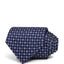 The Men's Store Floret Medallion Classic Tie Navy/Blue/Gray