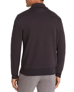 The Men's Store Half-zip Fleece Sweatshirt Gray thumbnail 2