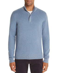 The Men's Store Marled Half-zip Sweater Blue Combo thumbnail 1