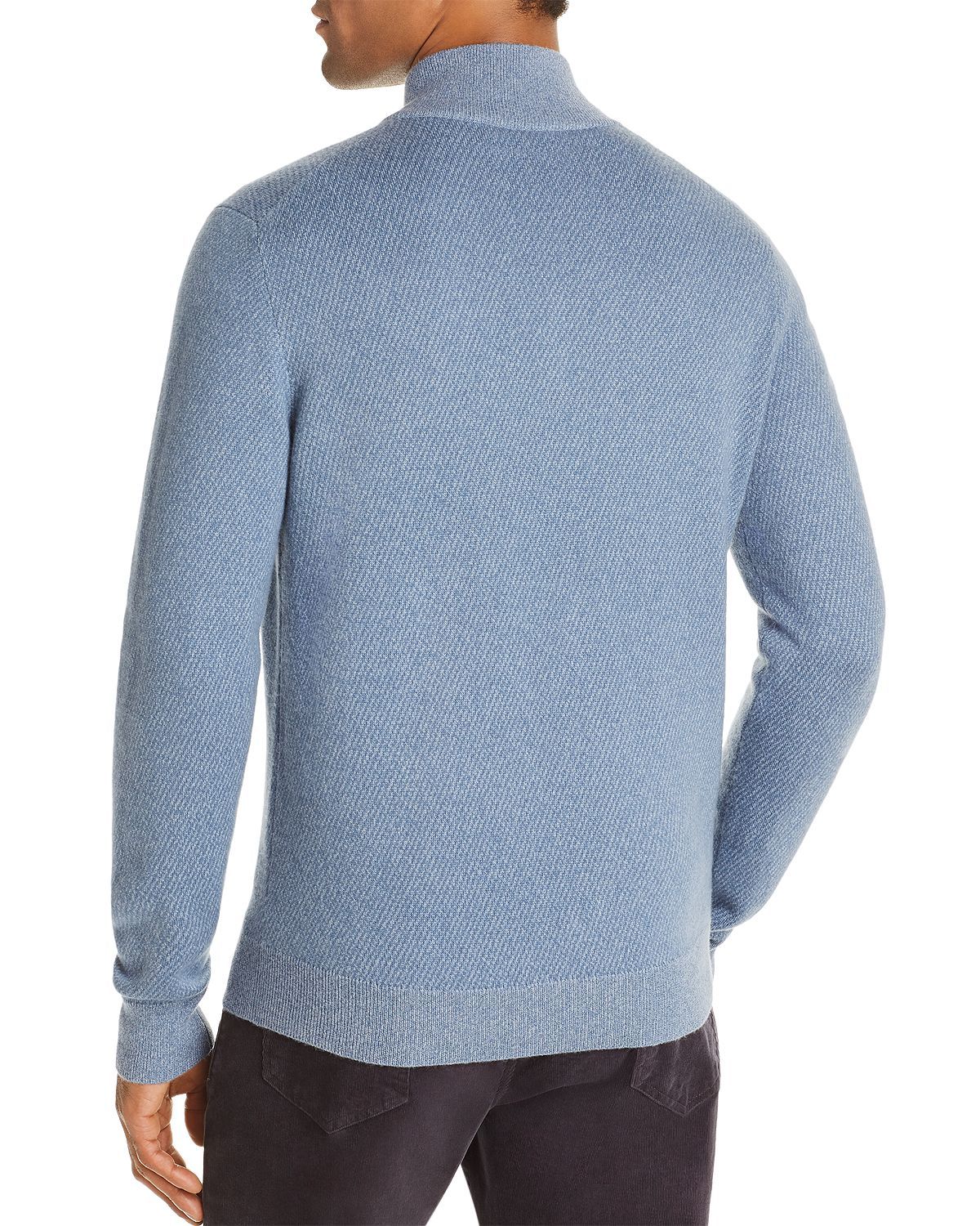 The Men's Store Marled Half-zip Sweater Blue Combo