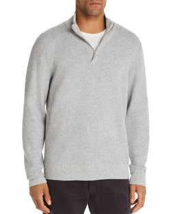 The Men's Store Marled Half-zip Sweater Gray Ivory thumbnail 1