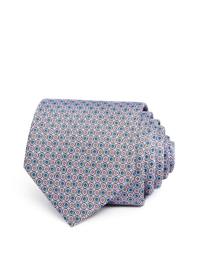 The Men's Store Micro Circle Floret Classic Tie Lavender
