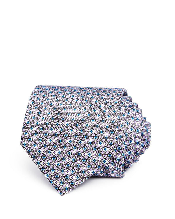 The Men's Store Micro Circle Floret Classic Tie Lavender
