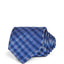 The Men's Store Textured Gingham Silk Classic Tie Navy