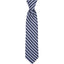 The Men's Store Textured Stripe Silk Classic Tie Navy