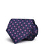 The Men's Store The Store Floral Medallion Classic Necktie Navy/Purple