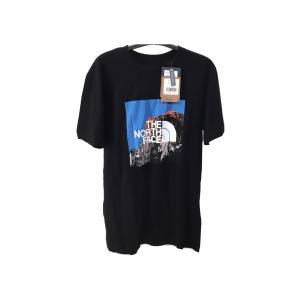 The North Face Mens Black Logo Graphic Short Sleeve Classic Fit T-Shirt