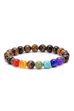 Tiger's Eye Manipura 7-Chakra Reiki Healing Bracelet thumbnail 1