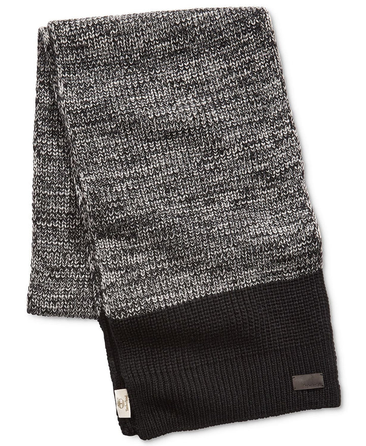 Timberland Marled Colorblock Scarf Grey/Black