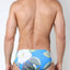Timoteo Blue Floral Lakeshore Low Rise Swim Brief