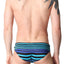 Timoteo Blue Stripe Marina Swim Brief