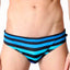 Timoteo Blue Stripe Marina Swim Brief