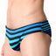 Timoteo Blue Stripe Marina Swim Brief