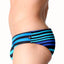 Timoteo Blue Stripe Marina Swim Brief