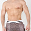 Timoteo Brown Leopard Reversible Mesh Short