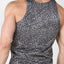Timoteo Grey Leopard Reversible Mesh Tank