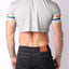 Timoteo PRIDE 23 Grey Crop Top