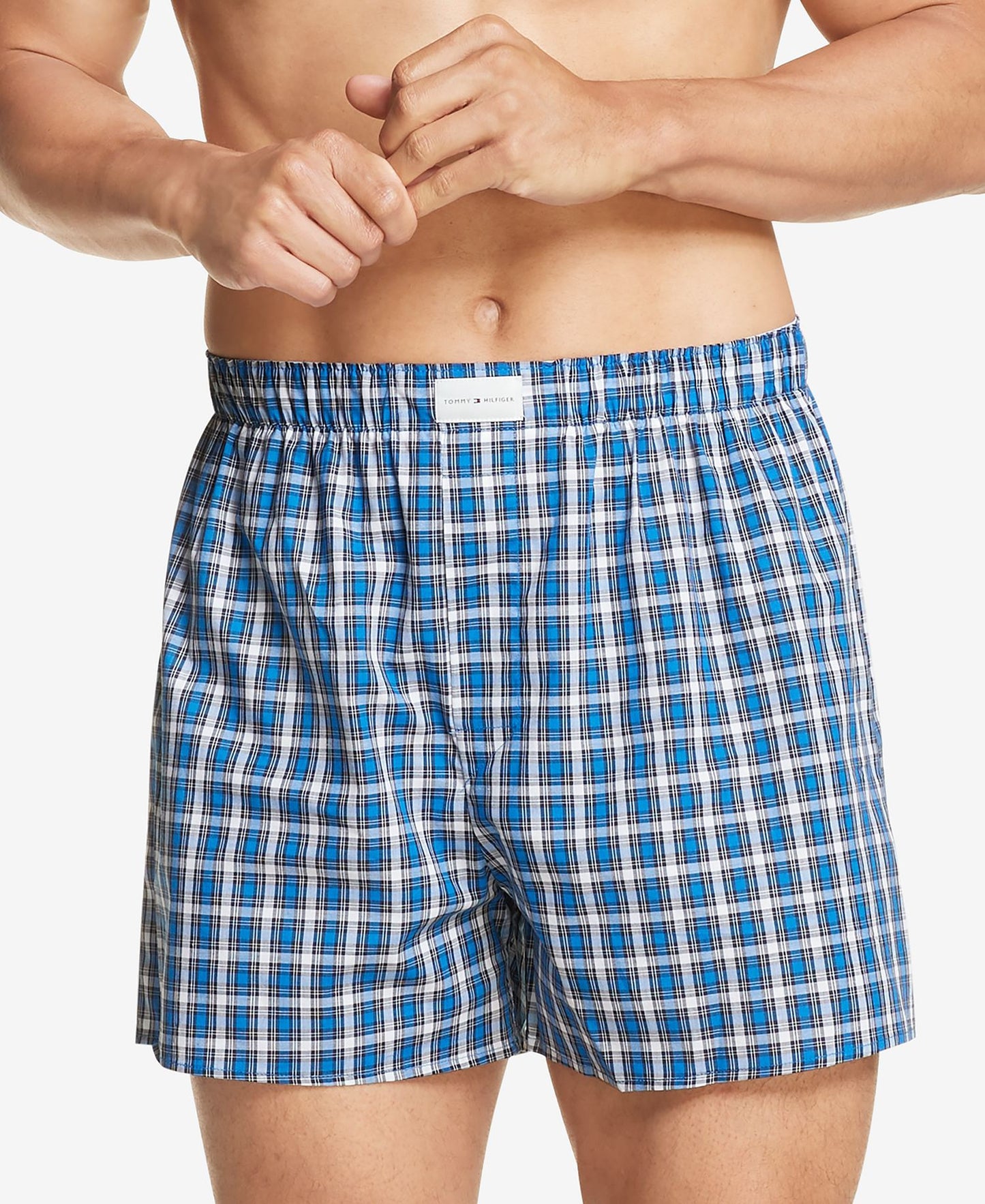 Tommy Hilfiger 3-Pack Classic Printed Cotton Poplin Boxers