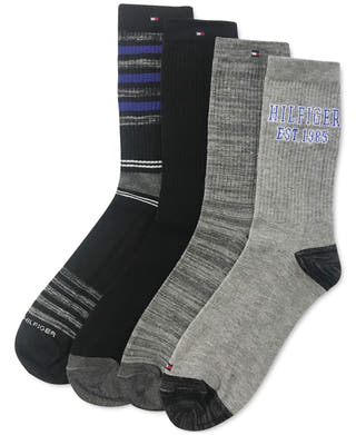 Tommy Hilfiger 4-Pk. Performance Crew Socks
