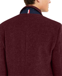 Tommy Hilfiger Addison Wool-blend Trim Fit Overcoat Red thumbnail 3