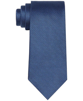 Tommy Hilfiger Bold Dot Print Tie Blue