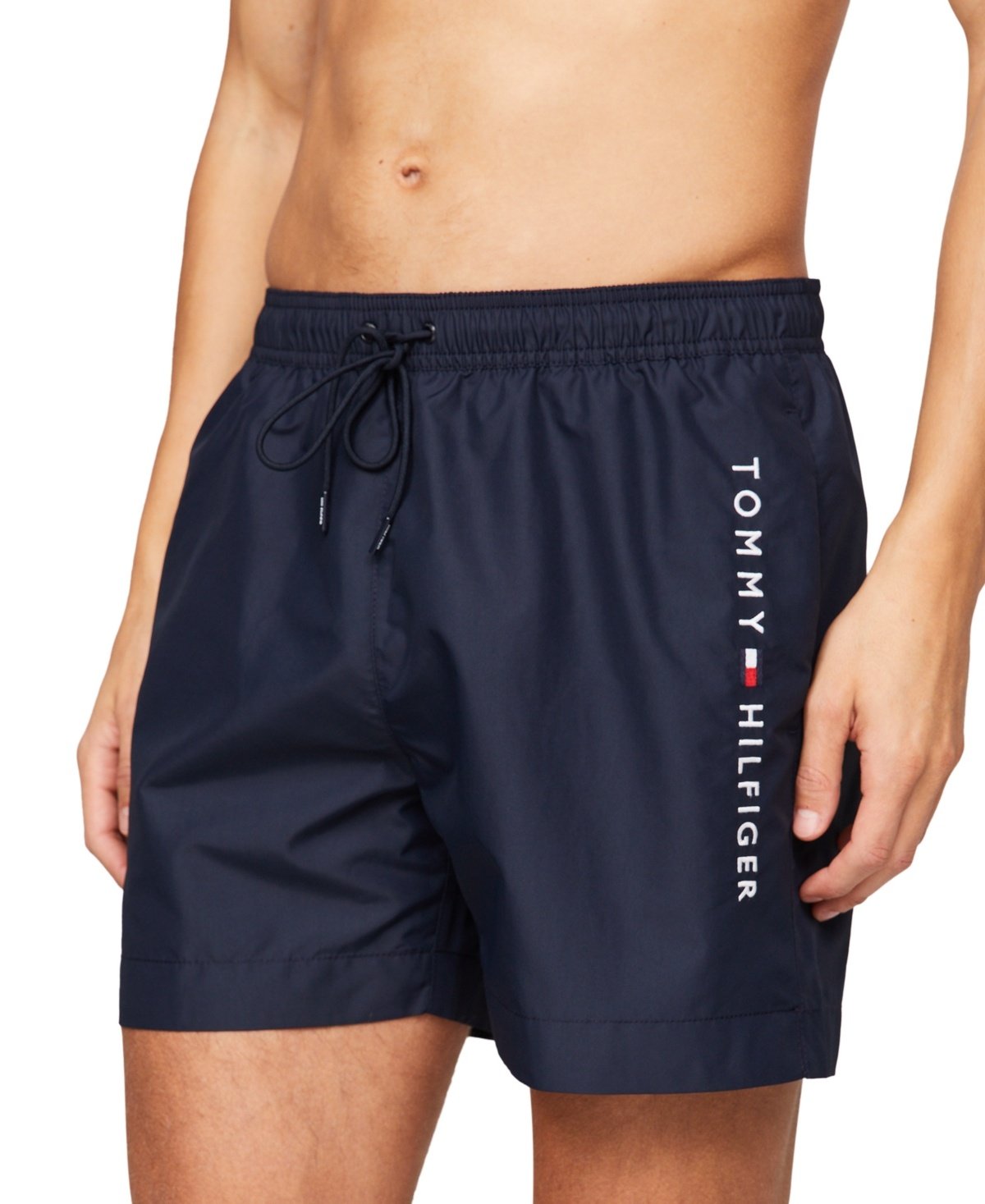 Tommy Hilfiger Drawstring Logo 7" Swim Trunks - Desert Sky